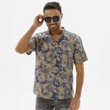 Men Hawaii Shirts Shirt Casual Short Sleeve Men