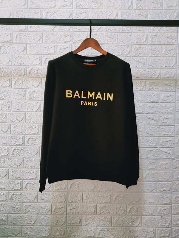 T Shirt Balmain Fall/Winter Pure Cotton Long-Sleeved Sweatshirt