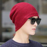 Men Winter Hats Fall/Winter Warm Knitted Hat Men Outdoor Keep Warm