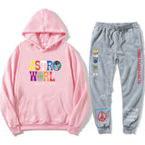Travis Scott Astroworld Hoodie & Pant 2 Piece Set Men's and Women's Sweater Casual