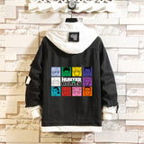 Comic Denim Jacket Men's and Women's Fashion Fall Winter Coat Top Clothes
