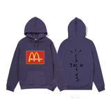 Cactus Jack McDonalds Hoodie Autumn and Winter Fashion Men's and Women's Sweater