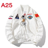NASA Varsity Jacket Casual Jacket Men's and Women's Embroidered Loose Flight Jacket
