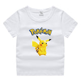 Children Pokemon Pikachu T Shirt Children's Clothing Children's Summer Clothing Short Sleeve T-shirt