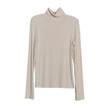 The Rock Turtleneck Bottoming Shirt Women's Autumn Long-Sleeved T-shirt