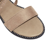 Flat Dress Sandals Summer Flat Solid Color Cross Lace-up Cutout Casual Sandals for Women