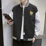 The Bears Varsity Jacket Autumn Bear Baseball Uniform Sports Jacket Male Student Casual Jacket Men
