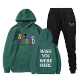 Travis Scott Astroworld Hoodie & Pant 2 Piece Set Men's and Women's Hoodie Leisure Sports