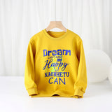 Children Boy Hoodie Spring And Autumn Long-Sleeved Sweater Printed Children 'S Sweater