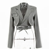 Maddy Euphoria Outfits Women's Spring and Autumn Sexy Long Sleeve Slim Fit