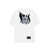We11 Done T Shirts Luminous Flocking Bear Pattern Same Style for Men and Women