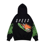 Cactus Flea Market Hoodie Autumn and Winter Printing Velvet Padded Hooded Sweatshirt