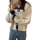Preppy Aesthetic Sweater Sweater Women's Autumn Ancient Loose Knitted