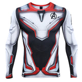 Marvel T Shirt Scale Combat Clothes Marvel T-shirt Long Sleeve