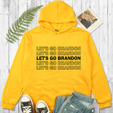 Let'S Go Brandon Hoodie Spring And Autumn Leisure Long Sleeve Youth Pullover Hooded Sweater