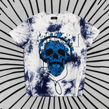Amiri T Shirt Tie-Dyed Printed Casual Hip Hop High Street Short-Sleeved T-shirt Men