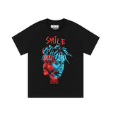 Fighting Demons Vlone T Shirt Loose 999 Large V Half Sleeve Shirt