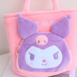 My Melody Bag Cartoon Kuromi Embroidered Kid's Handbag Cute Little Devil
