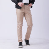 Men Leather Pants Spring/Summer Thin Men's Stretch Slim Fit Leather Pants