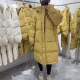 Women Winter Coats Puffer Jacket Down Coat Autumn and Winter Loose Down Jacket Female Winter Hooded Warm Jacket