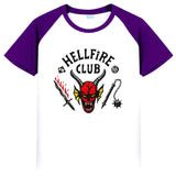 Stranger Things Hellfire Club T Shirt Men's and Women's Casual Short-Sleeved T-shirt