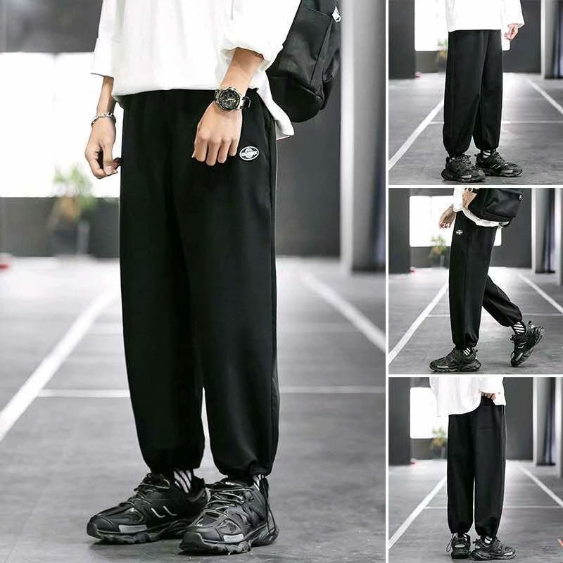 Men Pants Sports Pants Youth Casual Trousers Spring and Autumn Summer Pants