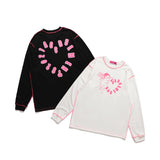 Mens Fall Outfits Autumn Letter Printing Color Contrast Long Sleeve T-shirt Loose Long Sleeve Top