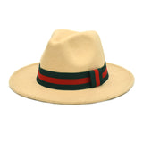 Mens Kentucky Derby Hats Women's Woven Woolen Hat Men's Retro Outdoor
