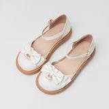 Flat Dress Sandals Spring/Summer Bow Buckle Sandals for Women