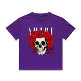 Amiri T Shirt Printed Casual Hip Hop round Neck Short Sleeve T-shirt