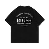 Men's T-Shirt Summer Men's Letter Printed T-shirt Short Sleeve