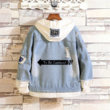 Comic Denim Jacket Jacket Spring and Autumn