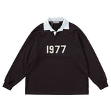 Fear of God Essentials 1977 Knit Polo Long Sleeve Fog Sweater for Men and Women