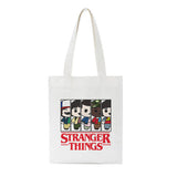Stranger Things Hellfire Club Handbag Stranger Things Printed Creative One-Shoulder Student Handheld Shopping Bag