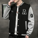 Varsity Bomber Jacket Baseball Jacket Men's Spring and Autumn Youth Student Pilot Jacket Men
