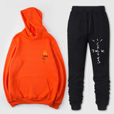 Travis Scott Astroworld Hoodie & Pant 2 Piece Set Letter Print Hoodie