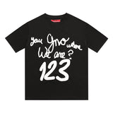 Rrr123 T Shirt Rainbow Greedy Snake Vintage Print Loose T-shirt