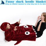 Hoodies Blankets Shark Hoodie Blanket Couple Pajamas Home