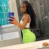 Summer Thread Contrast Color Suspenders Tube Top Sexy Shorts Jumpsuit