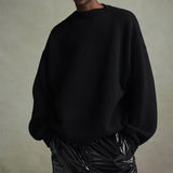 Fog Fear of God Essentials Coat Loose Couple Solid Color round Neck Sweater Men
