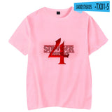 Hellfire Club Shirt Stranger Things Loose round Neck Short Sleeve T-shirt