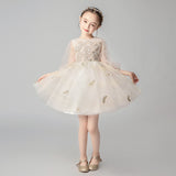 Princess Charlotte Flower Girl Dress Princess Dress Wedding Evening Dress Host Costume for Piano Performance