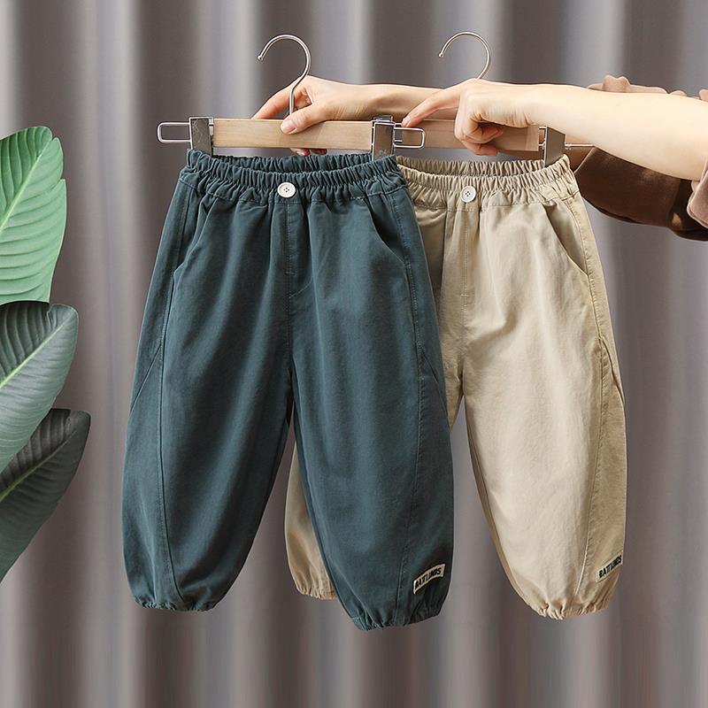 Toddler Boys Pants Boys' Pants Spring and Autumn Leisure Loose Cargo Pants