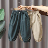 Toddler Boys Pants Boys' Pants Spring and Autumn Leisure Loose Cargo Pants