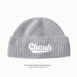 Toboggan Hat Female Autumn and Winter Wool Hat Male