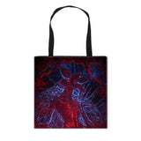 Stranger Things Hellfire Club Handbag Capacity Eco-friendly Shopping