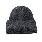 Toboggan Hat Solid Color Woolen Hat Children Autumn Winter Ear Protection Beanie Hat