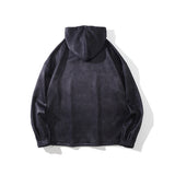 Mens Fall Outfits Oversize Dark Hooded Sweater Men's and Women's Printed Loose Hoodie
