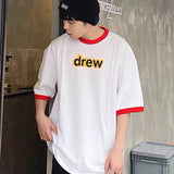 Drew House Drew Short Sleeve Secret Casual Hip Hop Loose Couple T-shirt
