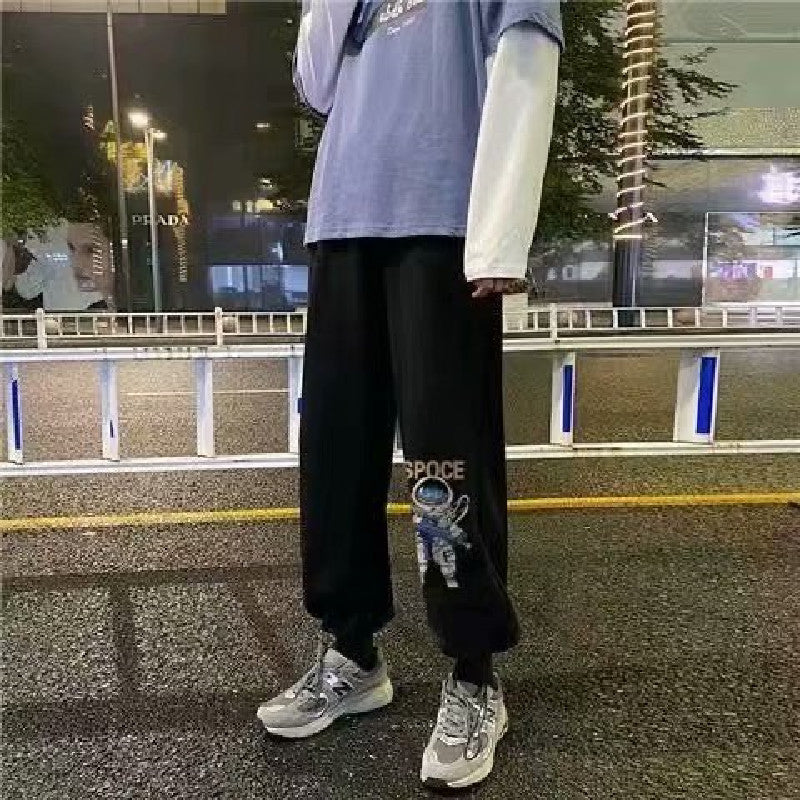 Men Pants Men's Autumn Loose Casual Sports Pants